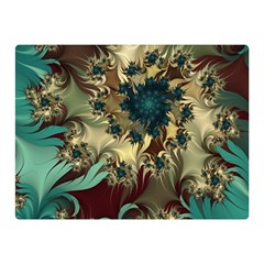 Abstract Design Pattern Art Wallpaper Texture Floral Two Sides Premium Plush Fleece Blanket (mini) by danenraven