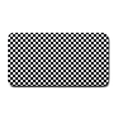 Black And White Checkerboard Background Board Checker Medium Bar Mat