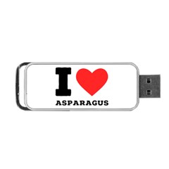 I Love Asparagus  Portable Usb Flash (two Sides) by ilovewhateva