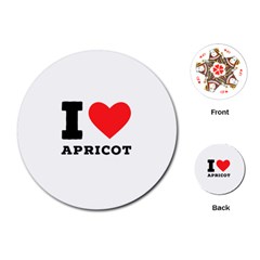 I Love Apricot  Playing Cards Single Design (round) by ilovewhateva