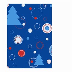 Christmas Pattern Tree Design Small Garden Flag (two Sides)
