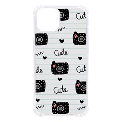 Cute Cameras Doodles Hand Drawn Iphone 13 Tpu Uv Print Case by Cowasu