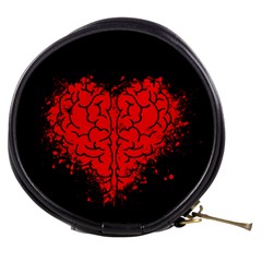 Heart Brain Mind Psychology Doubt Mini Makeup Bag by Cowasu