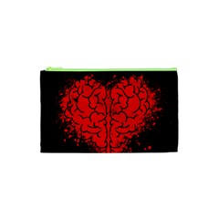 Heart Brain Mind Psychology Doubt Cosmetic Bag (xs) by Cowasu