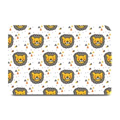 Lion Heads Pattern Design Doodle Plate Mats