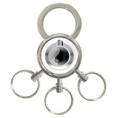 Washing Machines Home Electronic 3-ring Key Chain