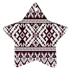 Illustration Ukrainian Folk Seamless Pattern Ornament Ornament (star)