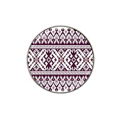 Illustration Ukrainian Folk Seamless Pattern Ornament Hat Clip Ball Marker