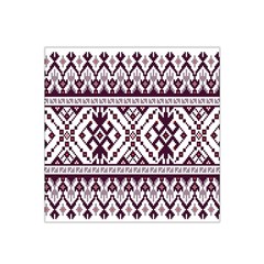 Illustration Ukrainian Folk Seamless Pattern Ornament Satin Bandana Scarf 22  X 22  by Cowasu