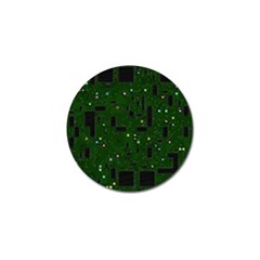 Circuit Board Conductor Tracks Golf Ball Marker (4 Pack)