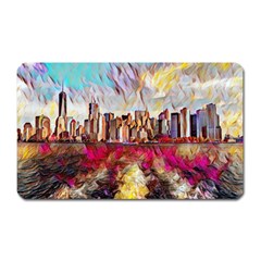 New York Skyline Manhattan City Magnet (rectangular)