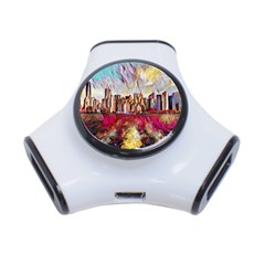 New York Skyline Manhattan City 3-port Usb Hub by Cowasu