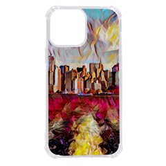 New York Skyline Manhattan City Iphone 13 Pro Max Tpu Uv Print Case by Cowasu