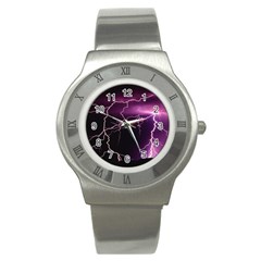 Storm Flashlight Space Nature Stainless Steel Watch