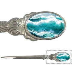 Ai Generated Waves Ocean Sea Tsunami Nautical Blue Sea Letter Opener