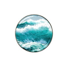 Ai Generated Waves Ocean Sea Tsunami Nautical Blue Sea Hat Clip Ball Marker (10 Pack)