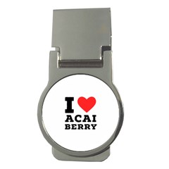 I love acai berry Money Clips (Round) 