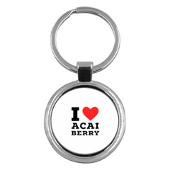 I love acai berry Key Chain (Round)