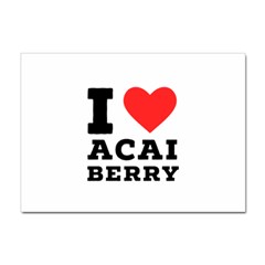 I love acai berry Sticker A4 (10 pack)