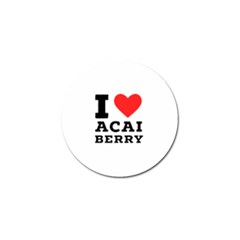 I love acai berry Golf Ball Marker