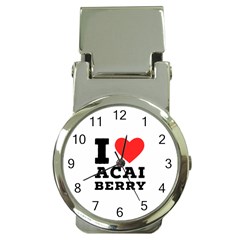 I love acai berry Money Clip Watches