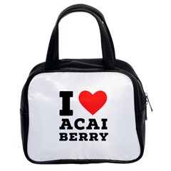 I love acai berry Classic Handbag (Two Sides)