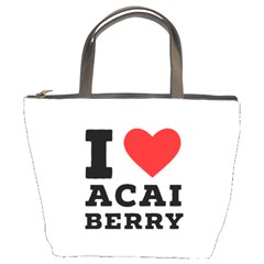 I love acai berry Bucket Bag