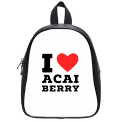 I love acai berry School Bag (Small)