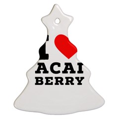 I Love Acai Berry Ornament (christmas Tree) 