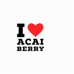 I love acai berry Small Garden Flag (Two Sides)
