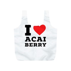 I Love Acai Berry Full Print Recycle Bag (s)