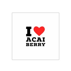 I love acai berry Satin Bandana Scarf 22  x 22 