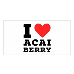I love acai berry Satin Shawl 45  x 80 