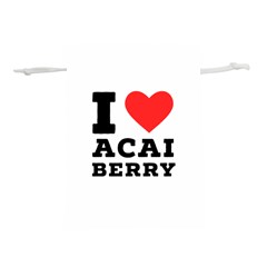I love acai berry Lightweight Drawstring Pouch (L)