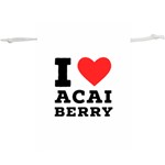 I love acai berry Lightweight Drawstring Pouch (XL) Front