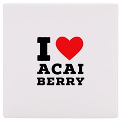 I love acai berry UV Print Square Tile Coaster 