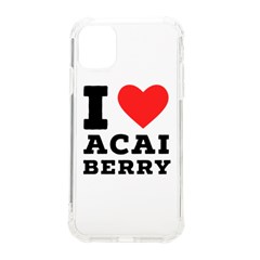 I love acai berry iPhone 11 TPU UV Print Case