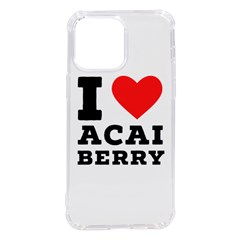 I love acai berry iPhone 14 Pro Max TPU UV Print Case