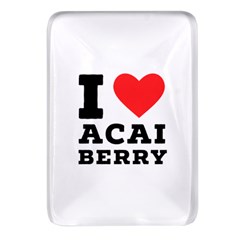 I love acai berry Rectangular Glass Fridge Magnet (4 pack)