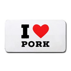 I Love Pork  Medium Bar Mat by ilovewhateva