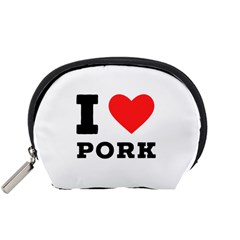 I Love Pork  Accessory Pouch (small) by ilovewhateva