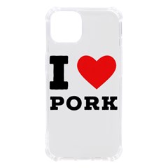 I Love Pork  Iphone 13 Tpu Uv Print Case by ilovewhateva