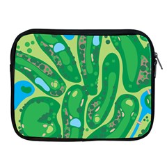 Golf Course Par Golf Course Green Apple iPad 2/3/4 Zipper Cases
