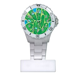 Golf Course Par Golf Course Green Plastic Nurses Watch