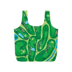 Golf Course Par Golf Course Green Full Print Recycle Bag (S)