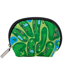Golf Course Par Golf Course Green Accessory Pouch (Small)