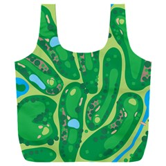 Golf Course Par Golf Course Green Full Print Recycle Bag (XXL)