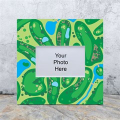 Golf Course Par Golf Course Green White Box Photo Frame 4  x 6 