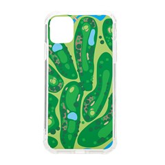 Golf Course Par Golf Course Green Iphone 11 Tpu Uv Print Case by Cowasu