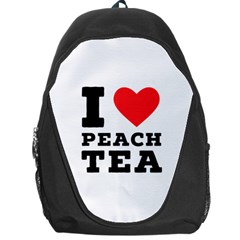 I Love Peach Tea Backpack Bag by ilovewhateva
